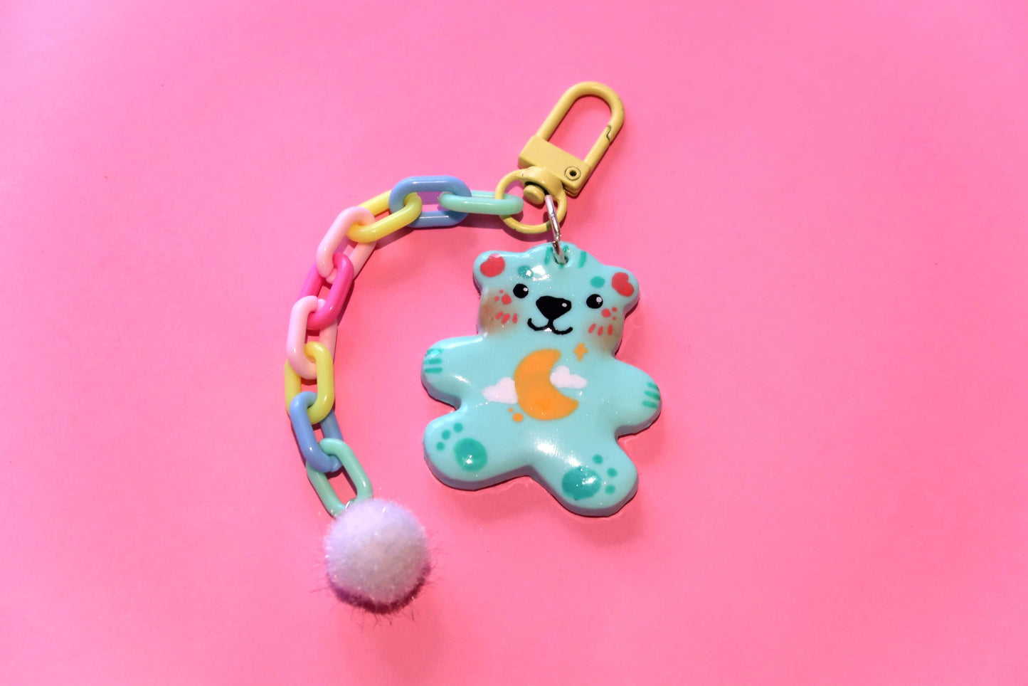 Sleepy Bear Keyring