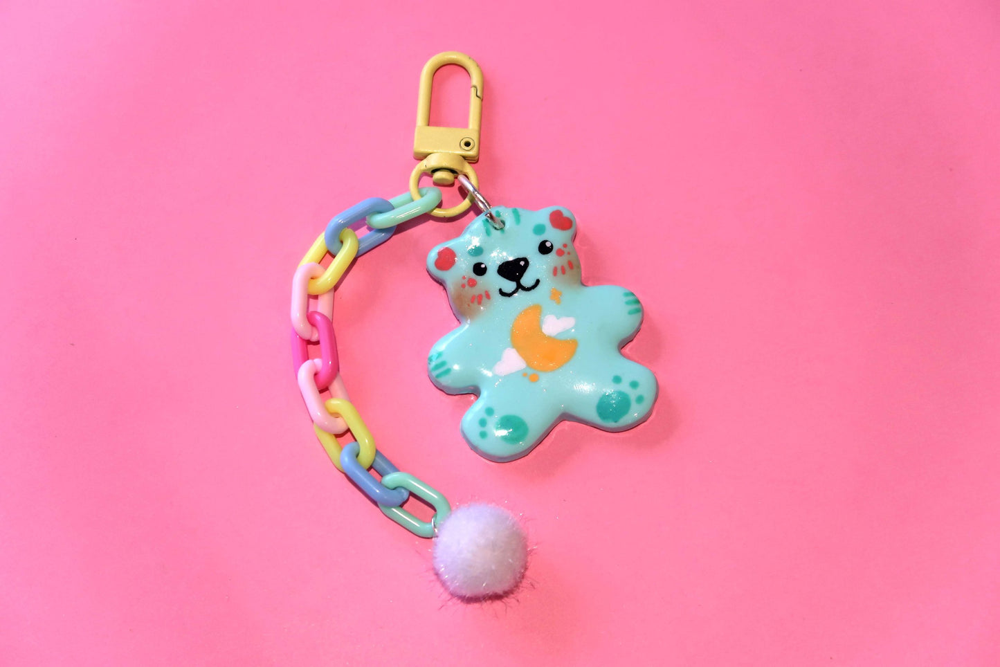 Sleepy Bear Keyring