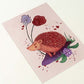 Hedgehog Postcard Print