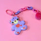 Purple Bear Keyring