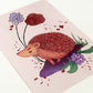 Hedgehog Postcard Print