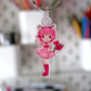 Mew Mew Power / Tokyo Mew Mew  Ichigo/ Zoey acrylic keyring