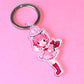 Mew Mew Power / Tokyo Mew Mew  Ichigo/ Zoey acrylic keyring
