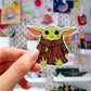 Baby Yoda / Grogu Vinyl Sticker