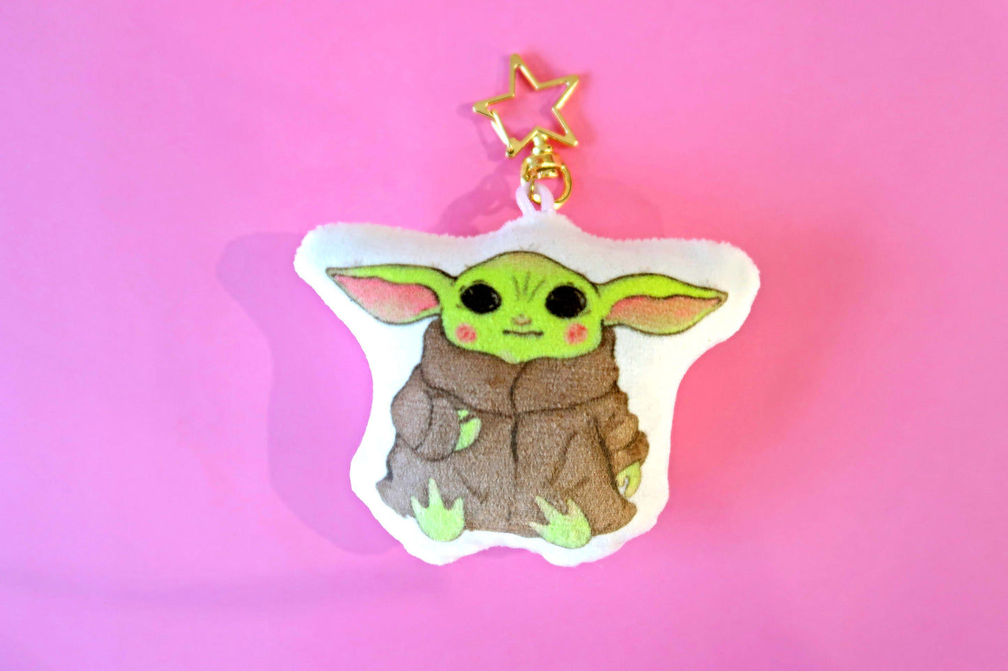 Baby Yoda Plush Keychain