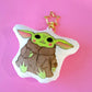 Baby Yoda Plush Keychain