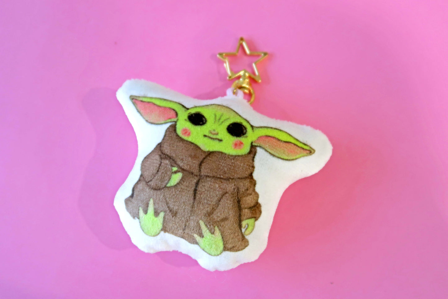 Baby Yoda Plush Keychain