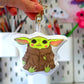 Baby Yoda Plush Keychain