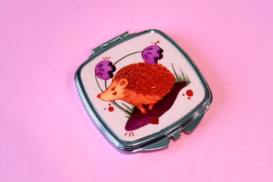 Hedgehog Pocket Mirror