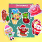 Christmas Sticker Set (Pack of 7)