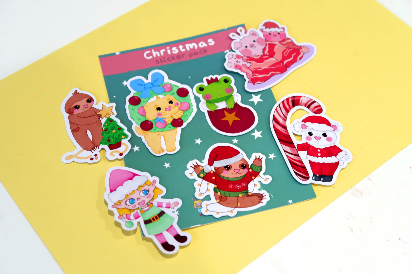 Christmas Sticker Set (Pack of 7)