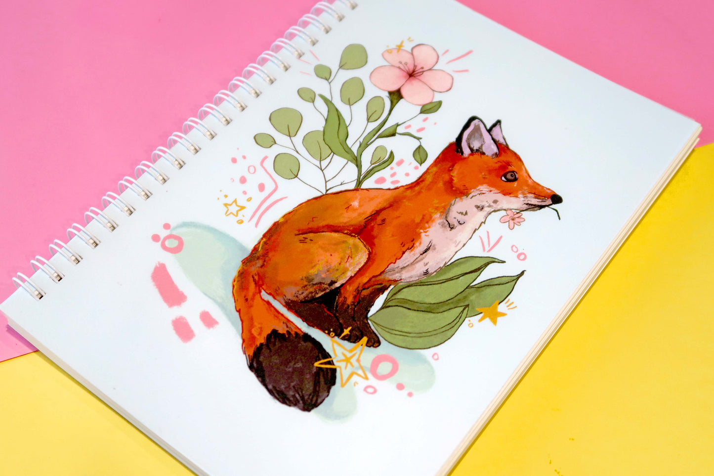 A5 Fox Notebook w/ Lined Paper