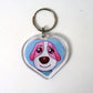 Animal Crossing New Horizons Amiibo Heart Keyrings