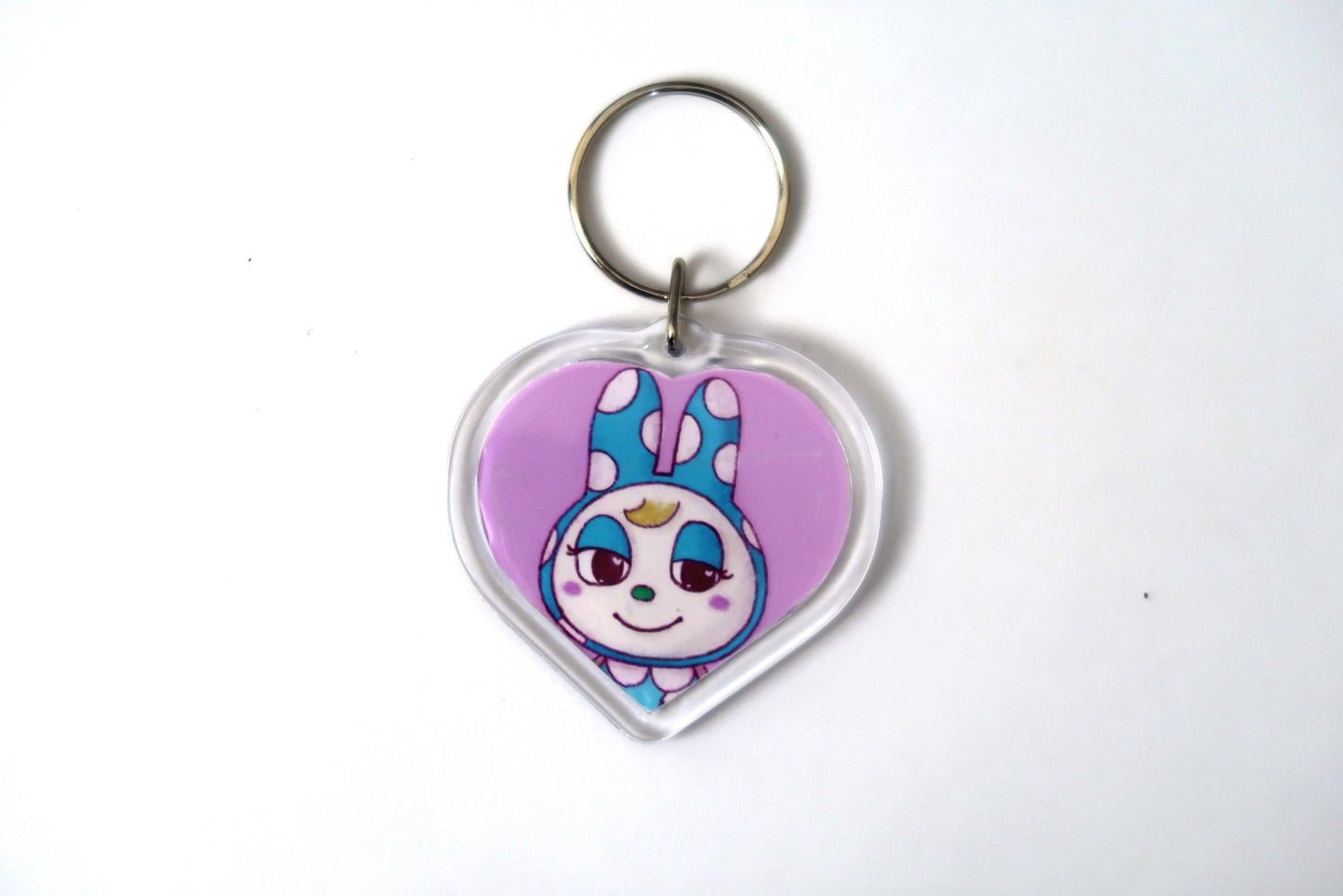 Animal Crossing New Horizons Amiibo Heart Keyrings