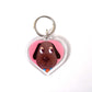 Animal Crossing New Horizons Amiibo Heart Keyrings