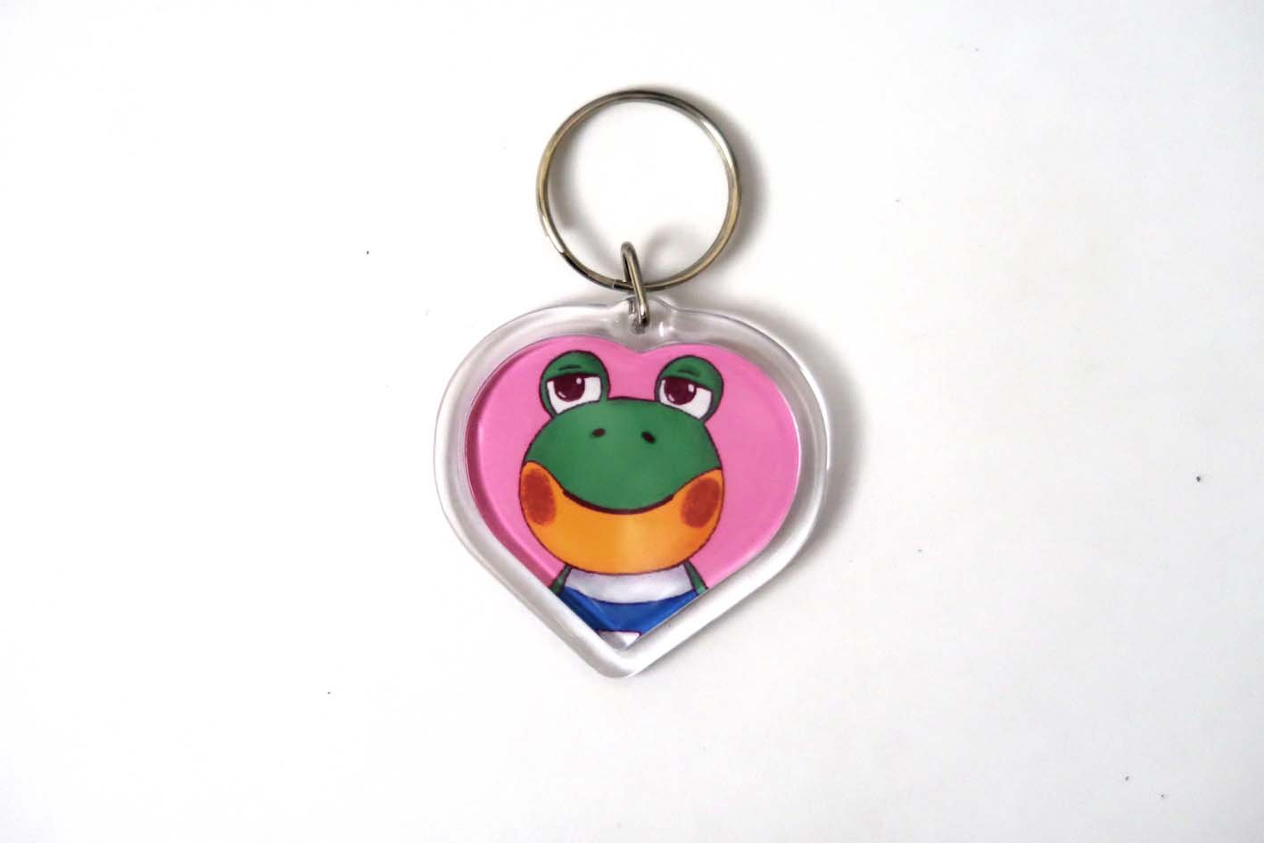 Animal Crossing New Horizons Amiibo Heart Keyrings