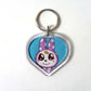 Animal Crossing New Horizons Amiibo Heart Keyrings