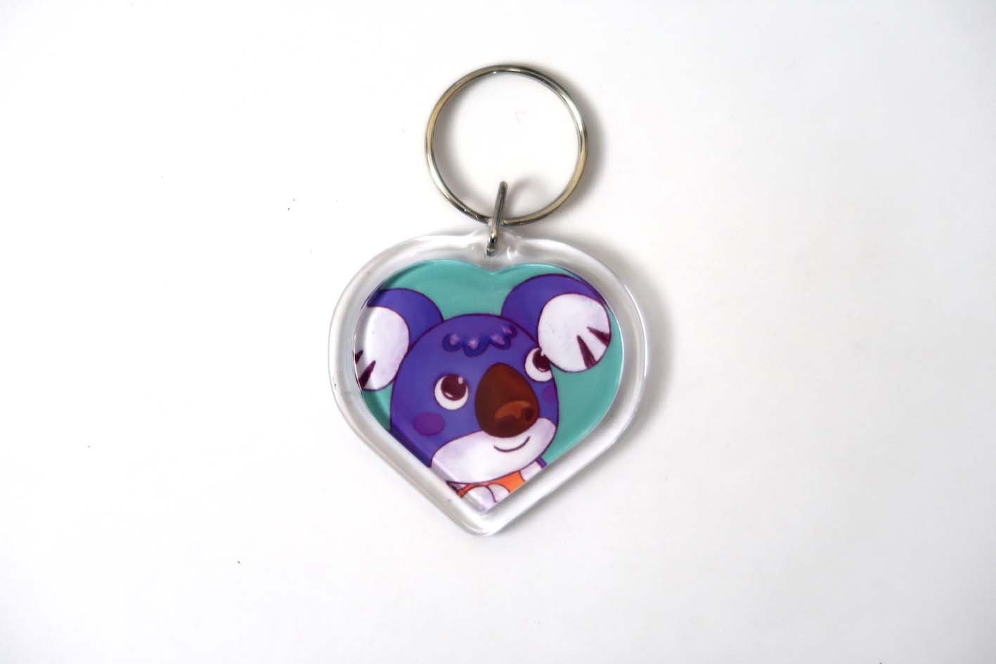 Animal Crossing New Horizons Amiibo Heart Keyrings