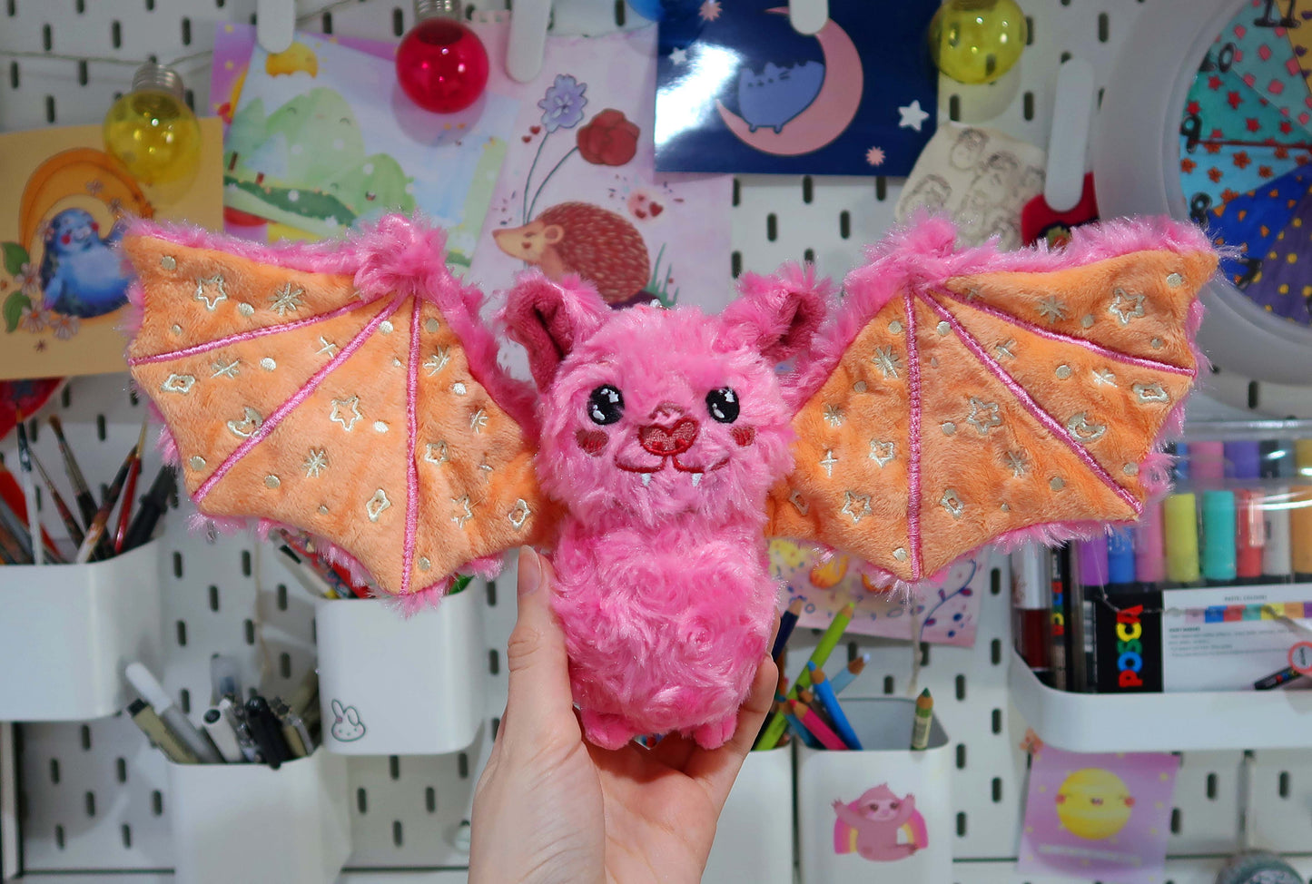 Stella the Bat Plush Keyring