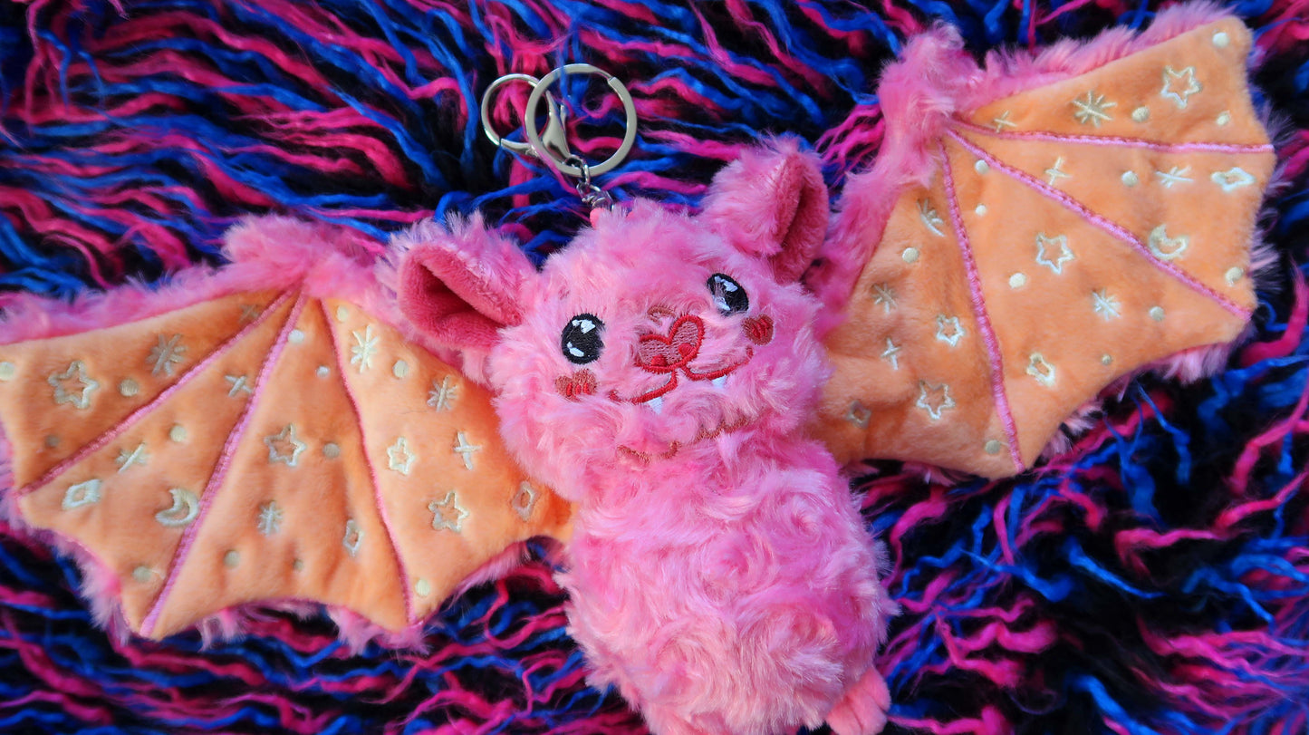 Stella the Bat Plush Keyring