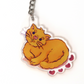 Orange Cat Keychain