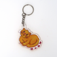 Orange Cat Keychain
