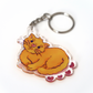 Orange Cat Keychain