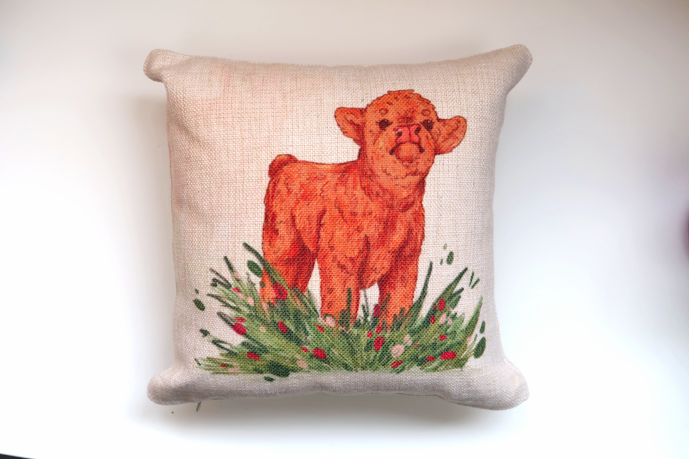 Highland Cow Cushion