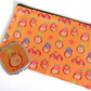 Fruit Hedgehog Make-up Bag and Mirror set