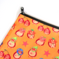 Fruit Hedgehog Make-up Bag and Mirror set