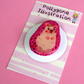 Pink Hedgehog Badge