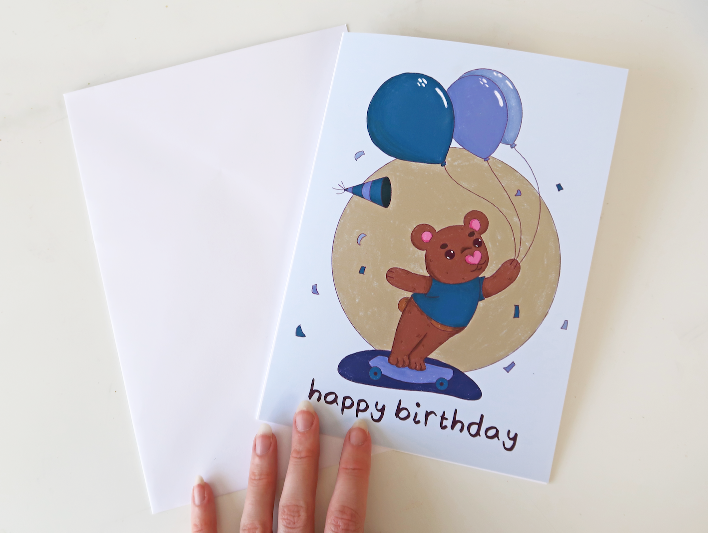 Birthday Bear Greetings card