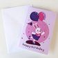 Birthday Bunny Greetings Card