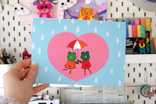Frog Valentines Day / Anniversary / Love Greetings Card