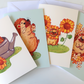 Pack of 4 Hedgehog Cards