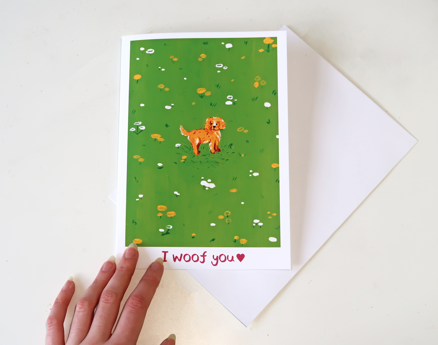 I Woof You Valentines Day / Anniversary / Love Greetings Card