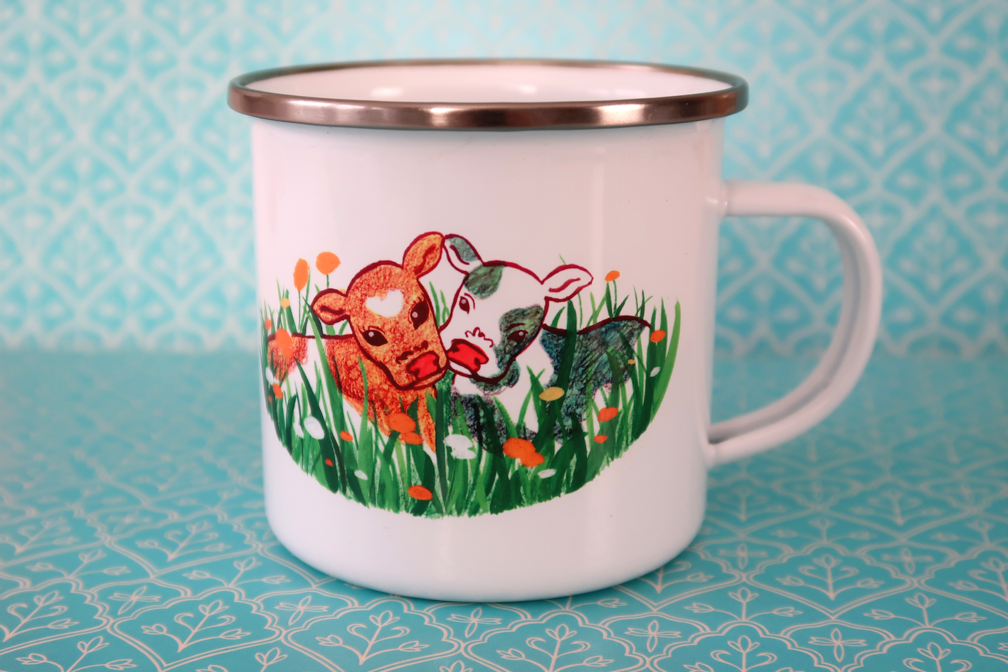 Cow Unbreakable Enamel Mug