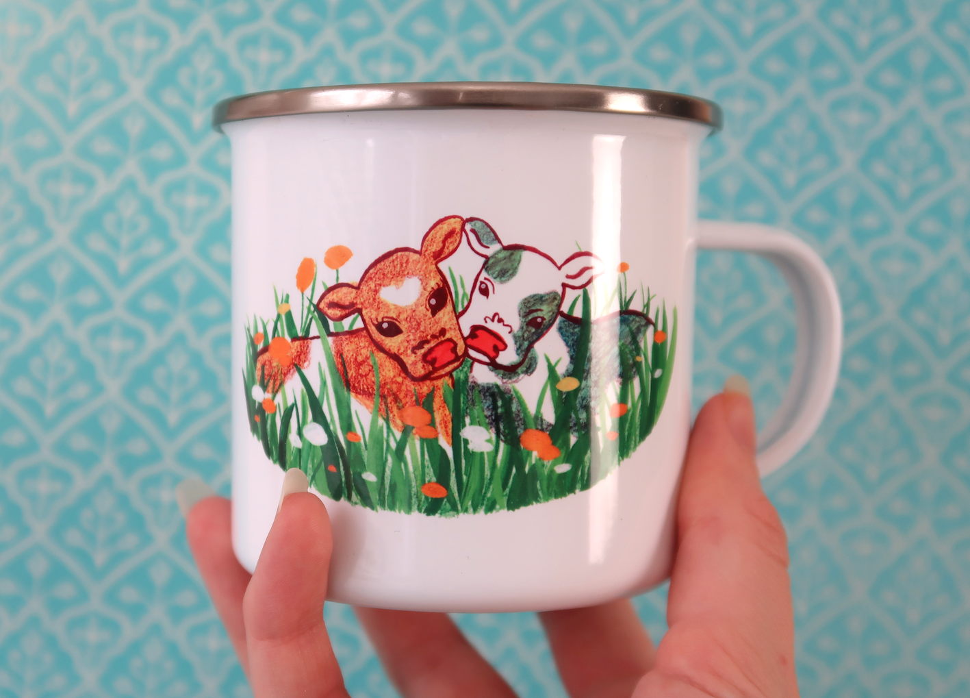 Cow Unbreakable Enamel Mug