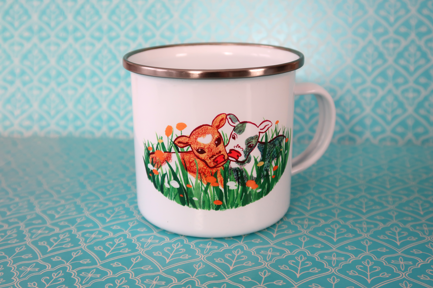 Cow Unbreakable Enamel Mug