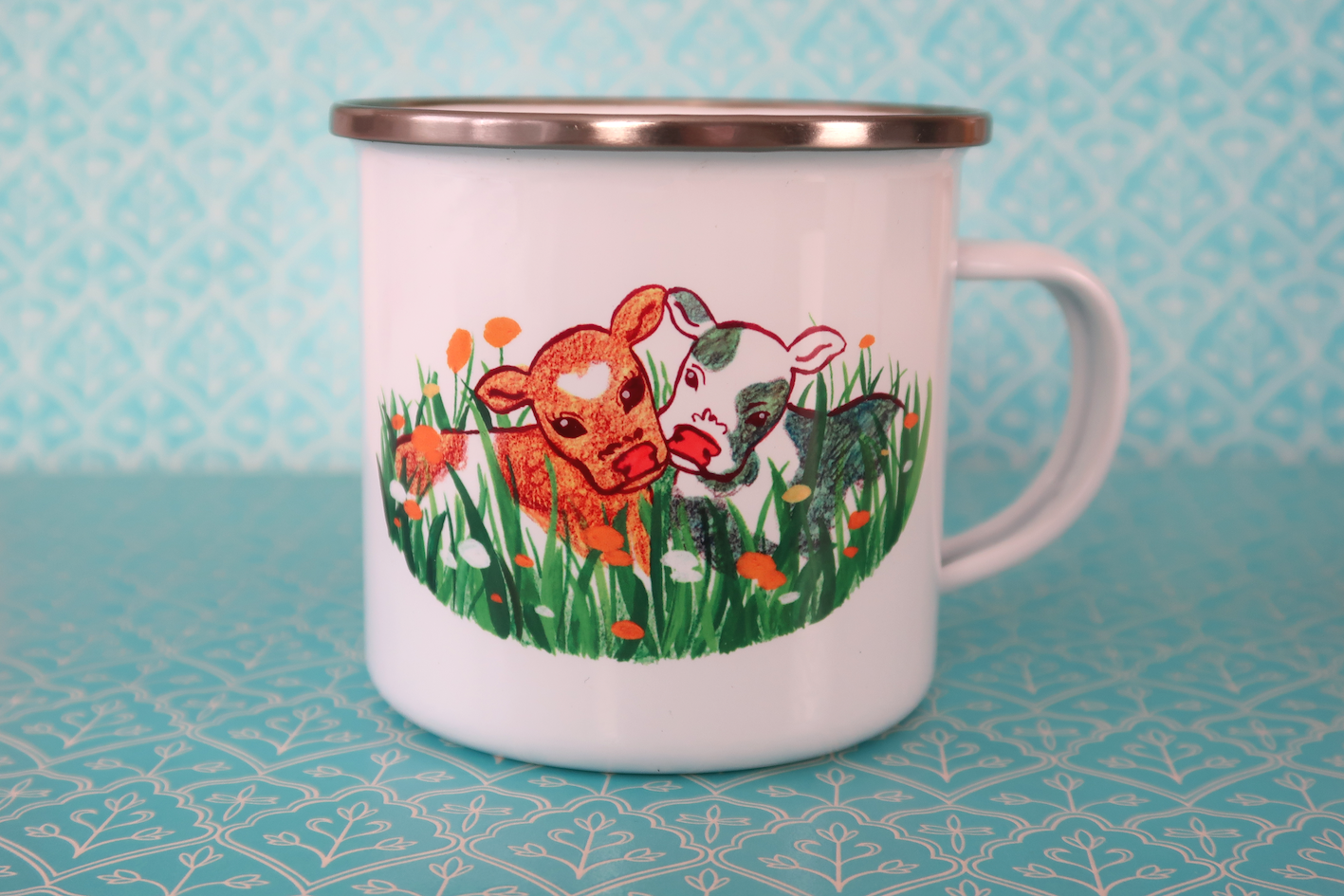 Cow Unbreakable Enamel Mug