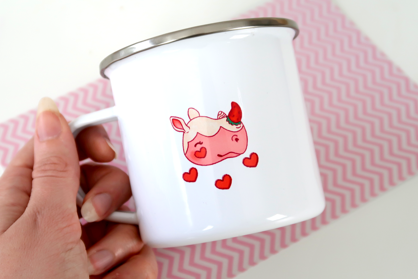 Merengue Unbreakable Enamel Mug