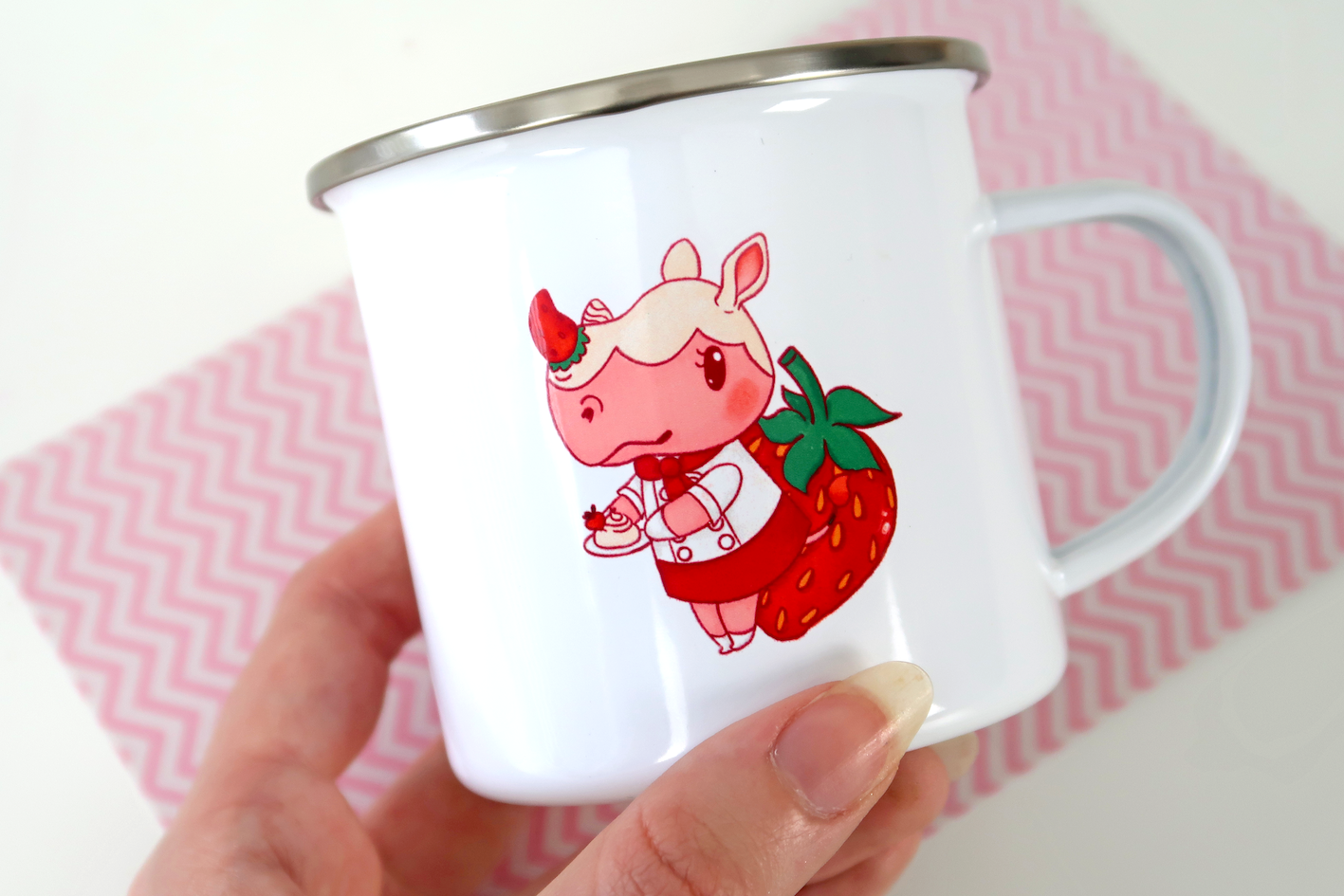 Merengue Unbreakable Enamel Mug