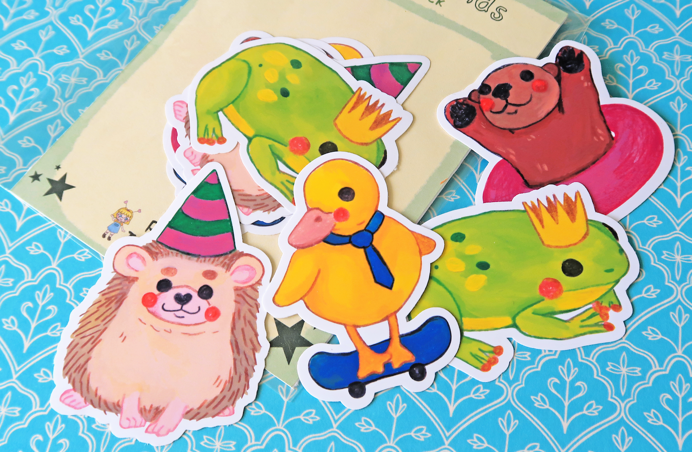 Forest Friends Vinyl Sticker Set (Pack of 4)