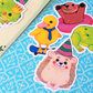 Forest Friends Vinyl Sticker Set (Pack of 4)