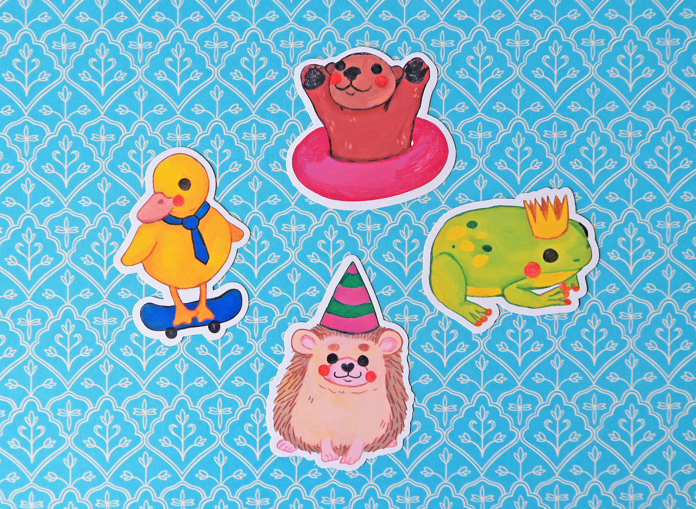 Forest Friends Vinyl Sticker Set (Pack of 4)