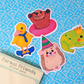 Forest Friends Vinyl Sticker Set (Pack of 4)