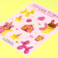 Circus Sticker Sheet