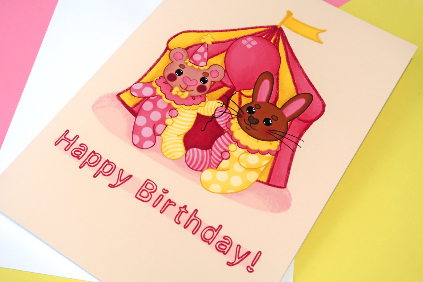 Circus Birthday Greeting Card