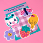 Kawaii Friends Vinyl Sticker Set (Pack of 5)