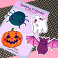 Spooky Friends Vinyl Sticker Set (Pack of 4)